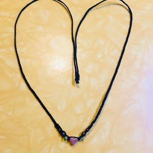 Delicate linen choker